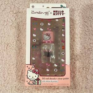 Hello Kitty Winter Themed Clear Nail Polish